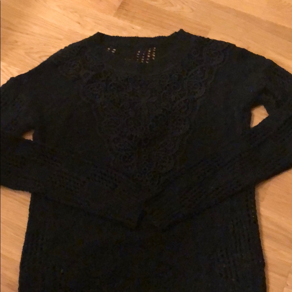 Black pretty shirt Lace